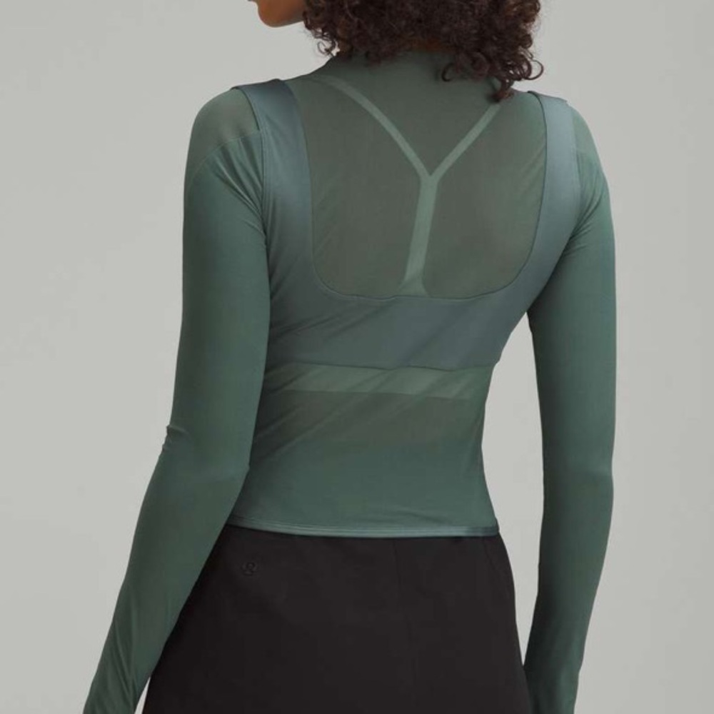 Lululemon Mesh Mixed Long-Sleeve Shirt